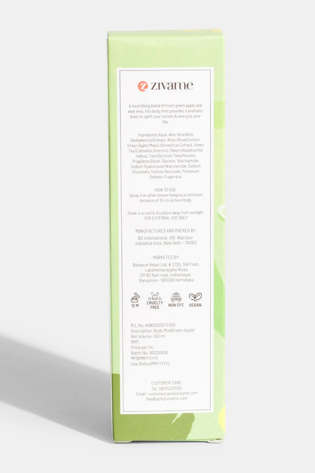 Zivame Green Apple Sangria Body Mist - 100ml — image 4